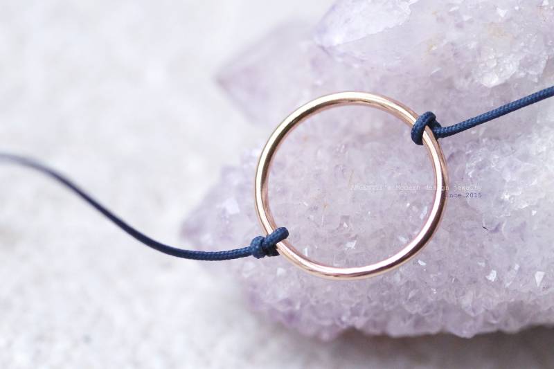 Offener Kreis Ring 925 Sterling Silber Fußkettchen, Zartes Schmuck Strand Schmuck, Einfaches Niedliches Kette Freundschaft Fußkettchen von ARGENTTI