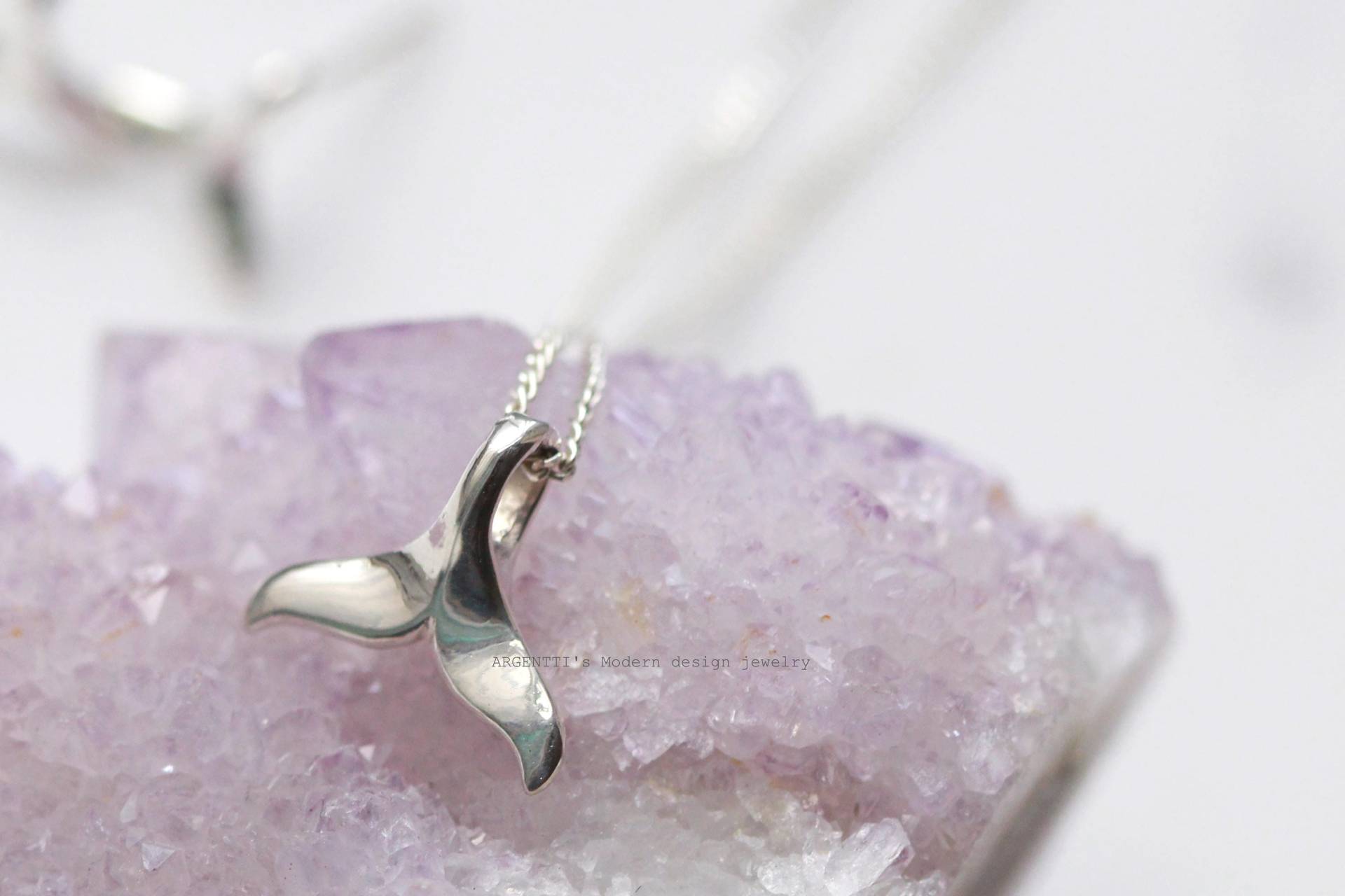 sterling Silber Delfin Halskette, Boho Halskette, Angepasste 925 Schmuck Kette, Freundschaft Halskette, Für Sie von ARGENTTI