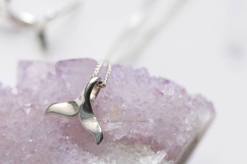 sterling Silber Delfin Halskette, Boho Halskette, Angepasste 925 Schmuck Kette, Freundschaft Halskette, Für Sie von ARGENTTI