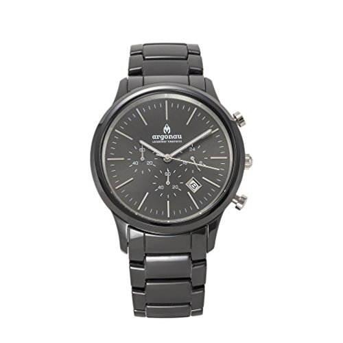 Argonau Unisex Erwachsene Analog Quarz Uhr mit Keramik Armband AU1022 von ARGONAU
