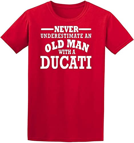 Never Understand an Man Mens T-Shirt Motorcycle Shirt Red XXL von ARHAR