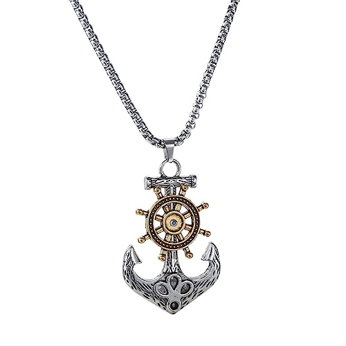 ARHZ 1 PCS halskette herren wikinger ketten für herren halskette necklace men edelstahl kette mann edelstahlkette herren männer halskette halskette männer von ARHZ