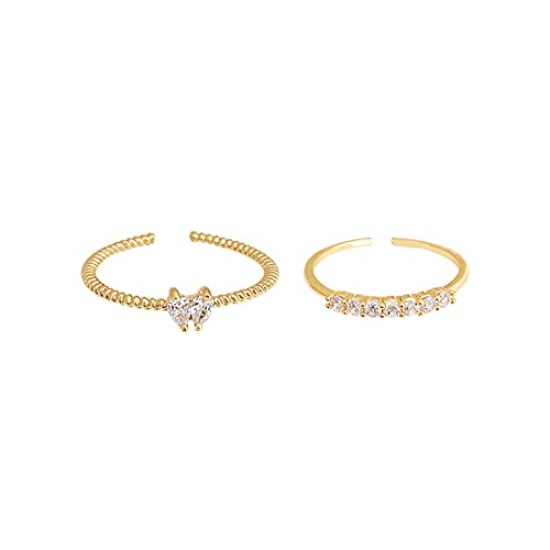 Damen Mädchen Gold Knuckle Ring Set, Stapelringe Vintage Ringe Damen Mädchen Gold Knuckle Ring Set, Stapelringe Vintage Ringe von ARHZ