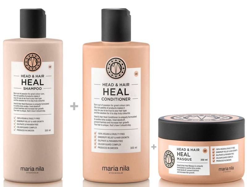 ARIA Kosmetik-Set Maria Nila Head & Hair Heal Set - Shampoo 350 ml + Conditioner 300 ml von ARIA