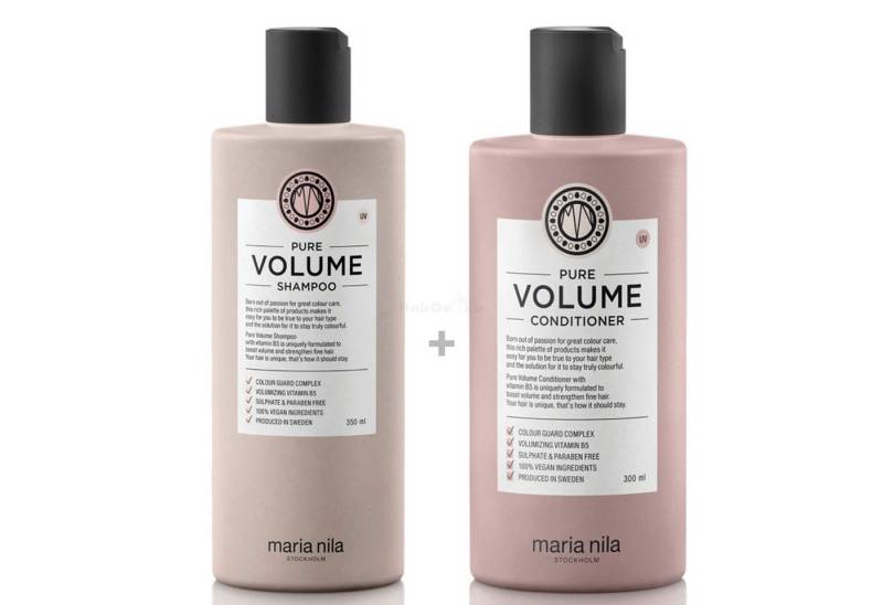 Maria Nila Haarshampoo Maria Nila Pure Volume Set - Shampoo 350 ml + Conditioner 300 ml von Maria Nila