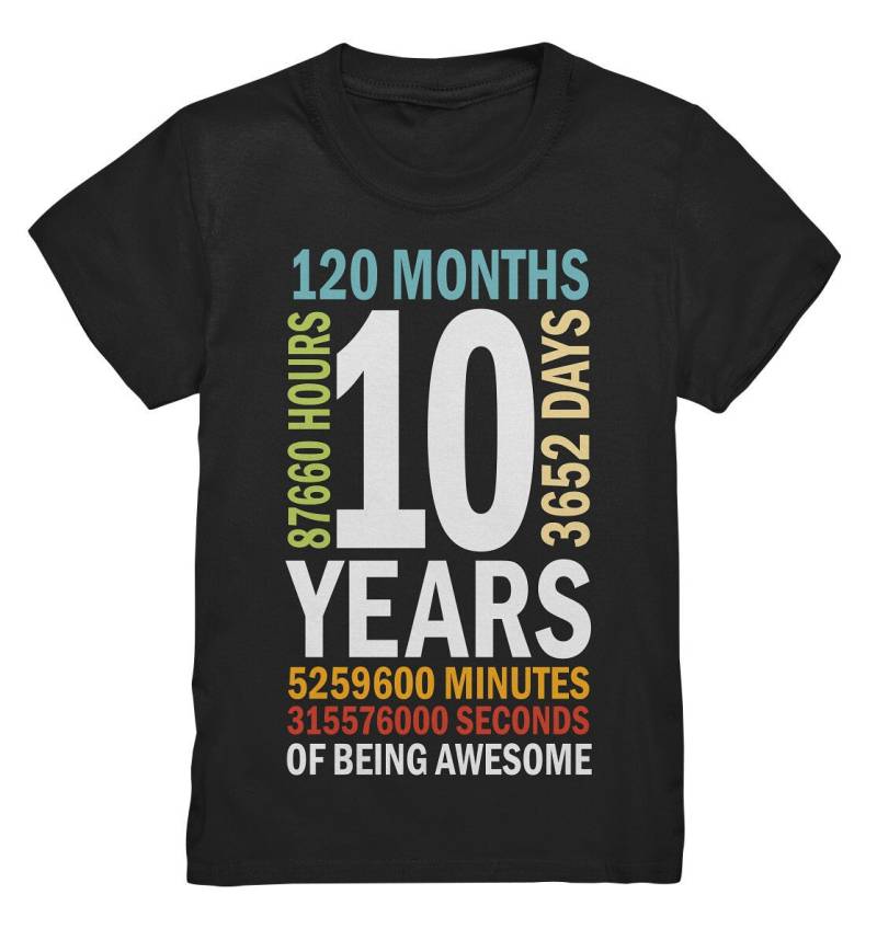 10. Geburtstag | 10 Years Birthday |Geburtstag Geschenke Shirt Jahre Junge Mädchen T-Shirt - Kids Premium von ARIANDeutschland