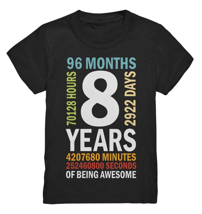 8. Geburtstag | 8 Years Old Kinder Geschenke Shirt Jahre Junge Mädchen T-Shirt - Kids Premium von ARIANDeutschland