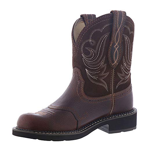 ARIAT 10029492 Fatbaby Western Boot-Damen Leder Westernstiefel, Kupferkessel/Brownie, 39.5 EU von ARIAT