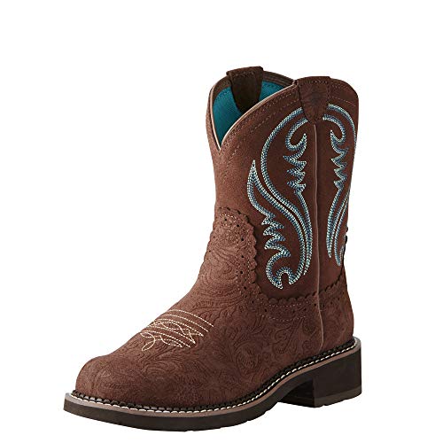 ARIAT Fatbaby Western Boot-Damen Leder Westernstiefel, Kupferkessel, 41 EU von ARIAT