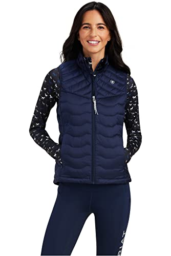 ARIAT 2022 Damen Ideal Daunen Weste Weste 10041373 - Navy Eclipse Womens Size - XS von ARIAT