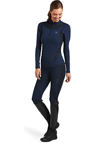 ARIAT Ascent Reitleggings 1/2 Grip Damen, Größe:S, Farbe:Navy von ARIAT