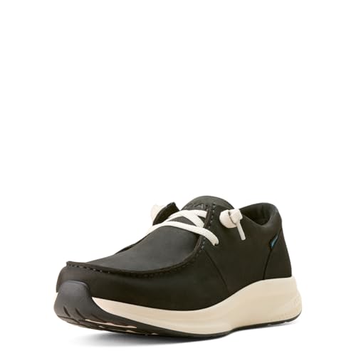 ARIAT Buckeye Waterproof Shoe Mokassin-Sohle für Herren, schwarz seidenmatt, 44.5 EU Large von ARIAT