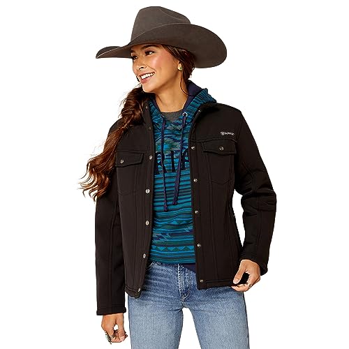 ARIAT Damen Berber Back Softshell Jacke Mantel, Schwarz, XX-Large von ARIAT