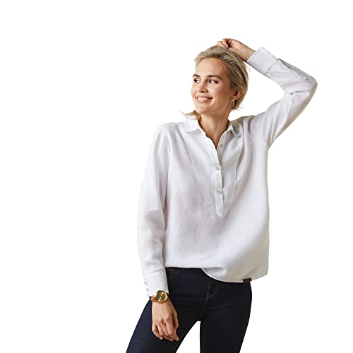 ARIAT Damen Cazadero Bluse Hemd, Weiss/opulenter Garten, S von ARIAT