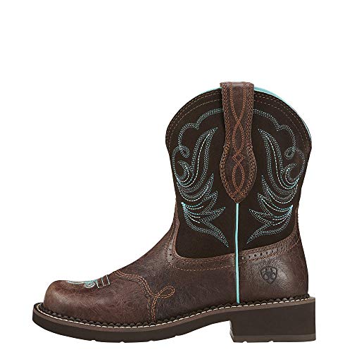 ARIAT Damen Chocolate Fudge Ariat Fatbaby Western Boot Damen Leder Westernstiefel, Kupferkessel Brownie, 42 EU von ARIAT