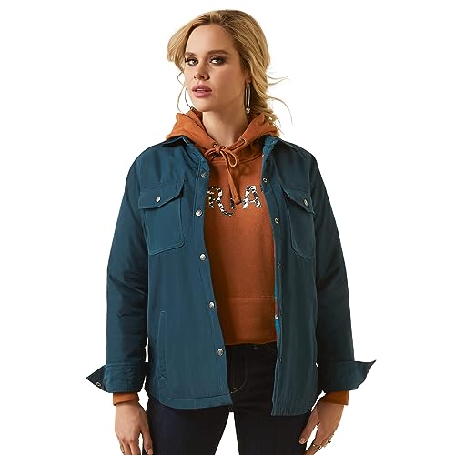 ARIAT Damen Dilon Shirt Jacket Mantel, Reflektierender Teich, XX-Large von ARIAT