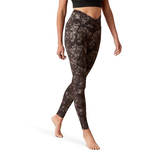 ARIAT Damen EOS Etch Half Grip Tight Reithose, Exploded Black Floral, X-Small ARIAT Damen EOS Etch Half Grip Tight Reithose, Exploded Black Floral, X-Small von ARIAT