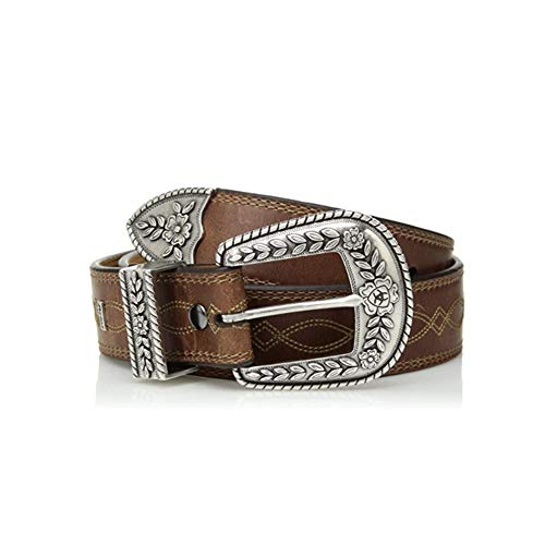 ARIAT Damen Fatbaby Center Stitch Belt Gürtel, braun, 40 von ARIAT