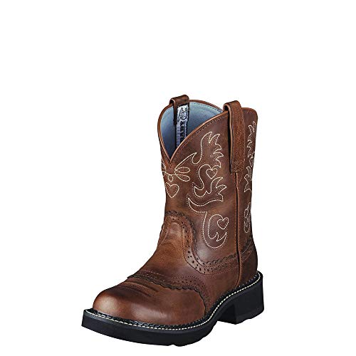 ARIAT Sattel Fatbaby Western Boot-Damen Leder Westernstiefel, Russet Rebel, 37 EU von ARIAT