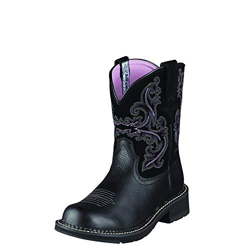 ARIAT Damen Fatbaby II Westernstiefel, Black Deertan/Black, 38.5 EU von ARIAT