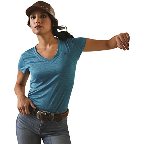 ARIAT Damen Laguna Patriot T-Shirt, Mosaikblau, X-Gro von ARIAT