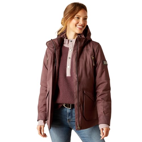 ARIAT Damen Sterling Waterproof Insulated Parka Mantel, Raisin, Small ARIAT Damen Sterling Waterproof Insulated Parka Mantel, Raisin, Small von ARIAT