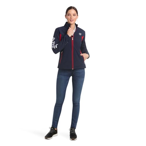 ARIAT Damen Team Softshell2Jacket - Blau - L (Regulär) von ARIAT