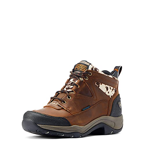ARIAT Damen Terrain Wasserdichte Stiefel Wanderstiefel Distressed Brown, 6, Braun von ARIAT