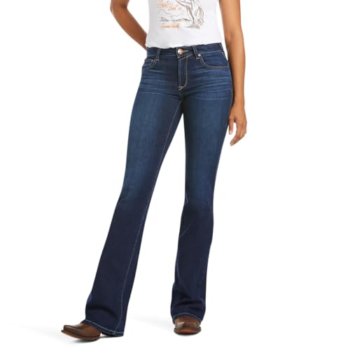 ARIAT Damen Ultra Stretch Perfect Rise Katie Flare Jeans, Maya, 26 Long von ARIAT