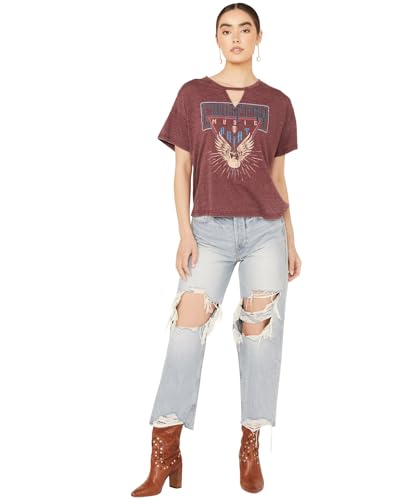 Ariat Damen WMS Rock N Roll SS Tshrt Tawny Port Hemd, Hafen gelbbraun, Groß von Ariat