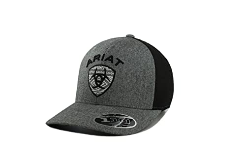ARIAT Flexfit110 Snapback Aztec Logo Mesh Back Cap, GRAU, Einheitsgr e von ARIAT