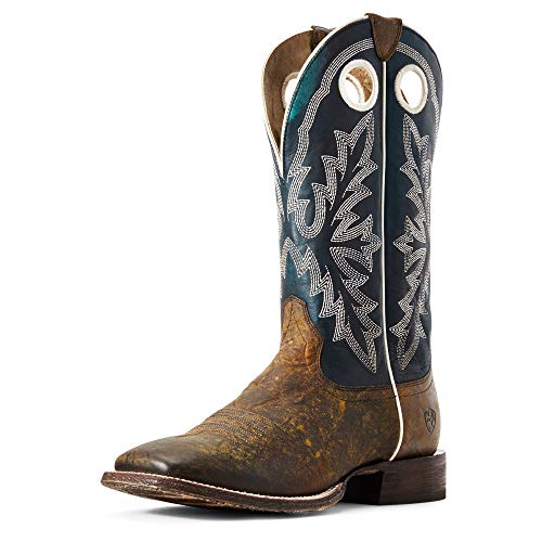 ARIAT Herren Circuit Champ Western Boot Westernstiefel, Woodsmoke/Deep Azul, 44 EU von ARIAT
