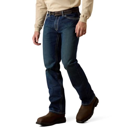 ARIAT Herren FR M4 Relaxed Basic Boot Cut Jeans, Schiefer, 40W / 32L von ARIAT