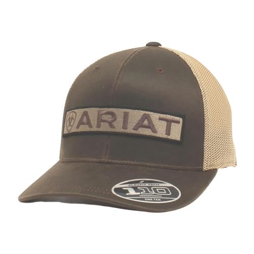 ARIAT Herren Flex Fit 110 Long Logo Brown Cap von ARIAT