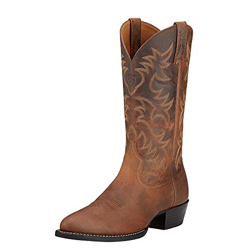 ARIAT Herren Heritage R Toe Western Boot Westernstiefel, Braun Used Optik, 42 EU von ARIAT