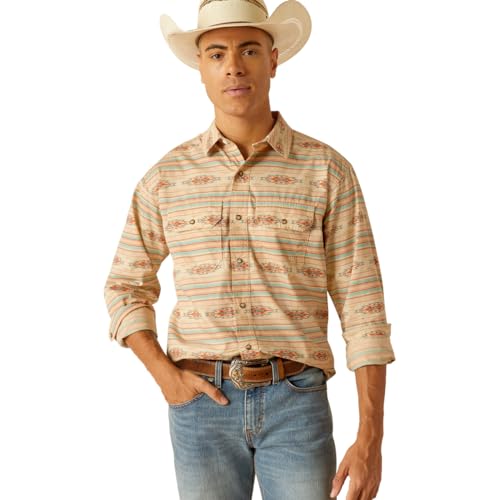 ARIAT Herren Hezekiah Retro Fit Hemd, Kokon, XX-Large von ARIAT