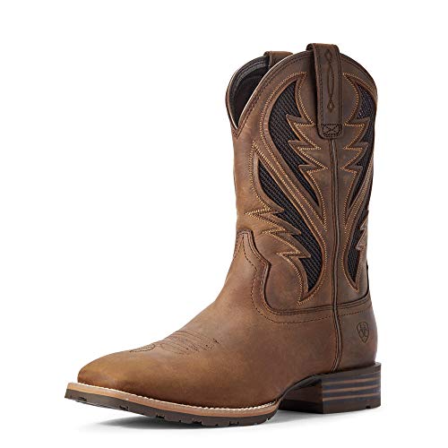 ARIAT Herren Hybrid Venttek Western Boot Westernstiefel, Distressed Tan, 43 EU Weit ARIAT Herren Hybrid Venttek Western Boot Westernstiefel, Distressed Tan, 43 EU Weit von ARIAT