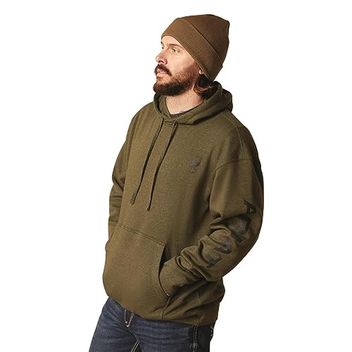 ARIAT Herren Kapuzen Sweatshirt, Salzlake Olive Heather, XXX-Large von ARIAT