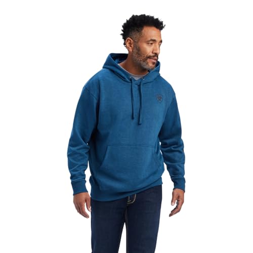 ARIAT Herren Kapuzenpullover mit Logo Pullover, Poseidon Heather, L Groß von ARIAT