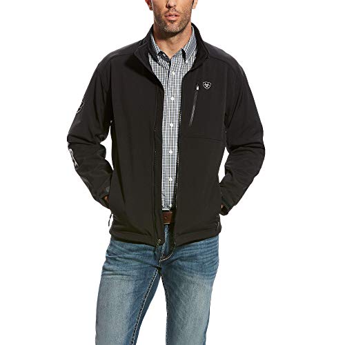 ARIAT Herren Logo 2.0 Softshell Jacke - Schwarz - X-Large Hoch von ARIAT