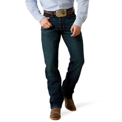 ARIAT Herren M4_CLIFFHANGER_M_APP M4 Low Rise Jeans Jeans - Blau - 44W / 30L von ARIAT