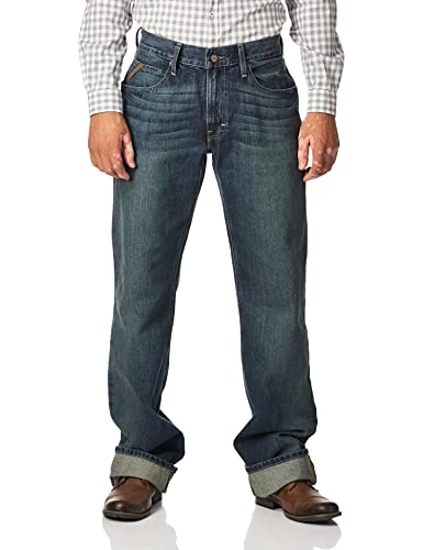 ARIAT Herren M4 Low Rise Boot Cut Jeans, Tabac, 34W / 34L von ARIAT