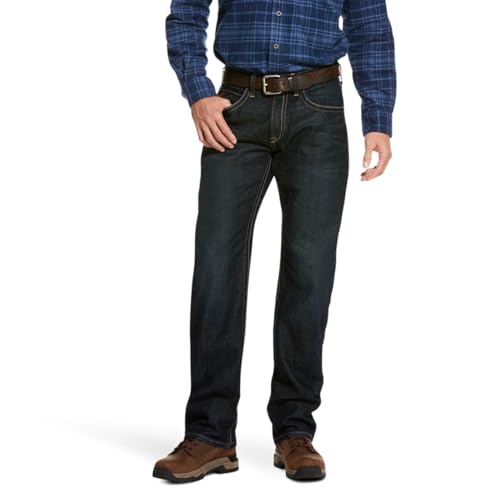 ARIAT Herren M5 Durastretch Basic Stackable Straight Leg Jean Rebar M19, Blackstone, 35W x 32L ARIAT Herren M5 Durastretch Basic Stackable Straight Leg Jean Rebar M19, Blackstone, 35W x 32L von ARIAT