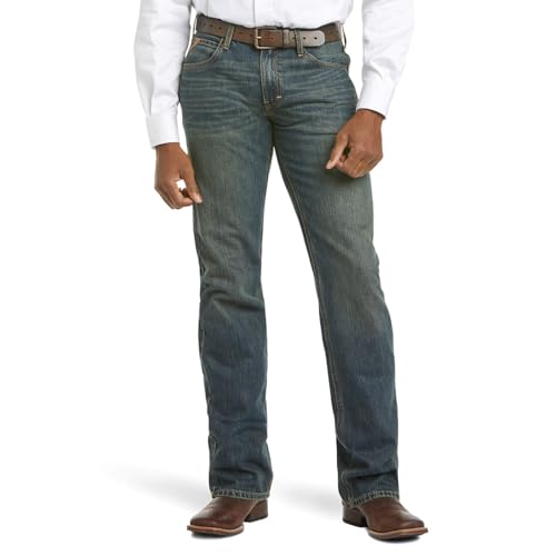 ARIAT Herren M5 Slim Boot Cut Jeans, Swagger, 34W / 32L von ARIAT