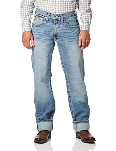 ARIAT Herren M5 Slim Fit Straight Leg Jeans, Stirling Nolin, 42W / 36L von ARIAT