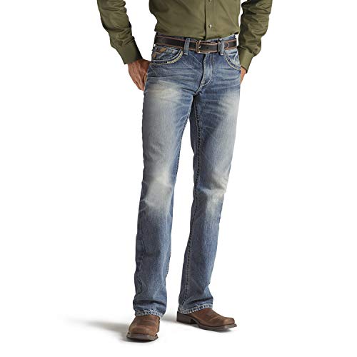 ARIAT Herren M5 Slim Gambler Stackable Straight Leg Jeans, 40W x 32L von ARIAT