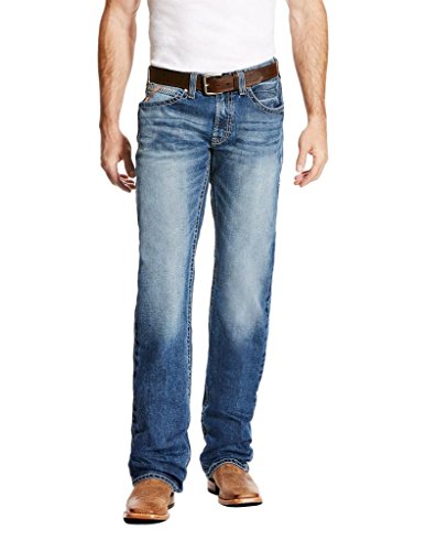 ARIAT Herren M5 Slim Stretch Stillwell stapelbar Straight Leg Jeans, Fargo, 38W / 30L von ARIAT