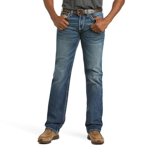 ARIAT Herren M7 Rocker Stretch Coltrane Stackable Straight Leg Jeans, Silverton, 34/36 ARIAT Herren M7 Rocker Stretch Coltrane Stackable Straight Leg Jeans, Silverton, 34/36 von ARIAT