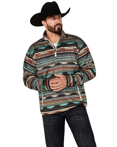 ARIAT Herren MNS Cldwll 1/4 Zip SWTR Bscy von SRP Pullover, Biscaya Bay Serape, XL von ARIAT