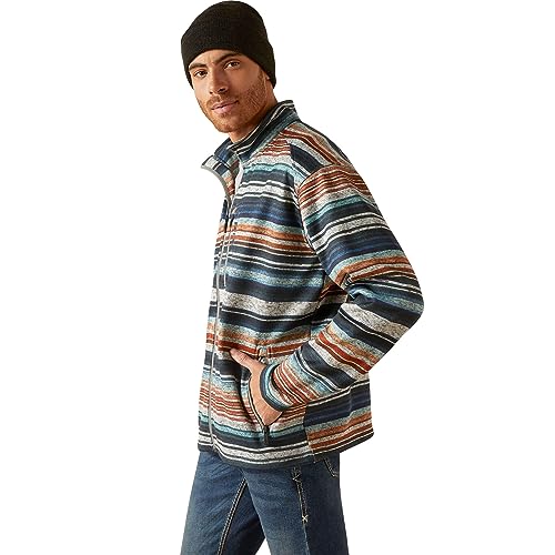 ARIAT Herren MNS Cldwll FLL Zp SWTR Jtty Gry Hthr Pullover, Jetty Grey Heather, XX-Large von ARIAT